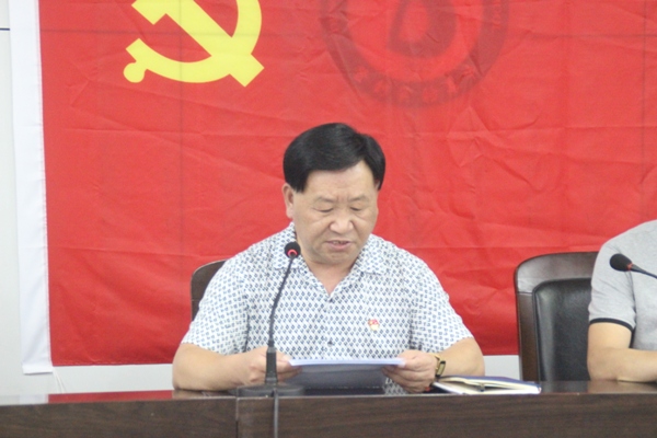 党总支书记冯志鹏做工作报告.JPG