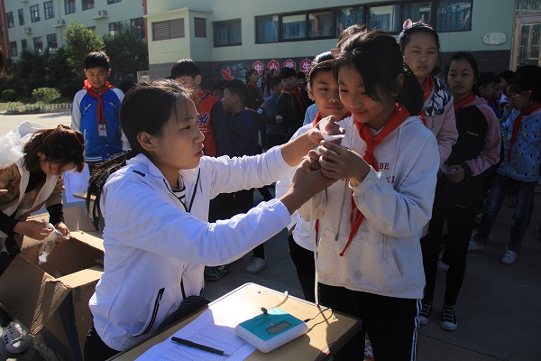 [北区小学] 扎实开展健康测试 全面增强学生