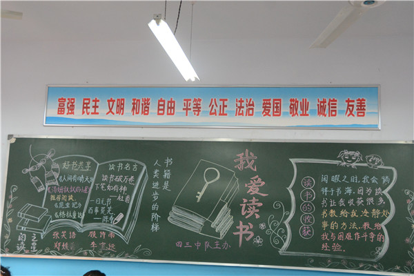 学校读书节板报评比活动_国庆节黑板报学校读书节板报