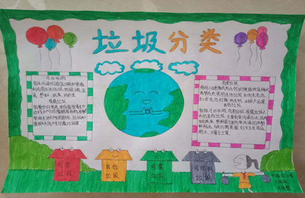 优秀垃圾分类手抄报